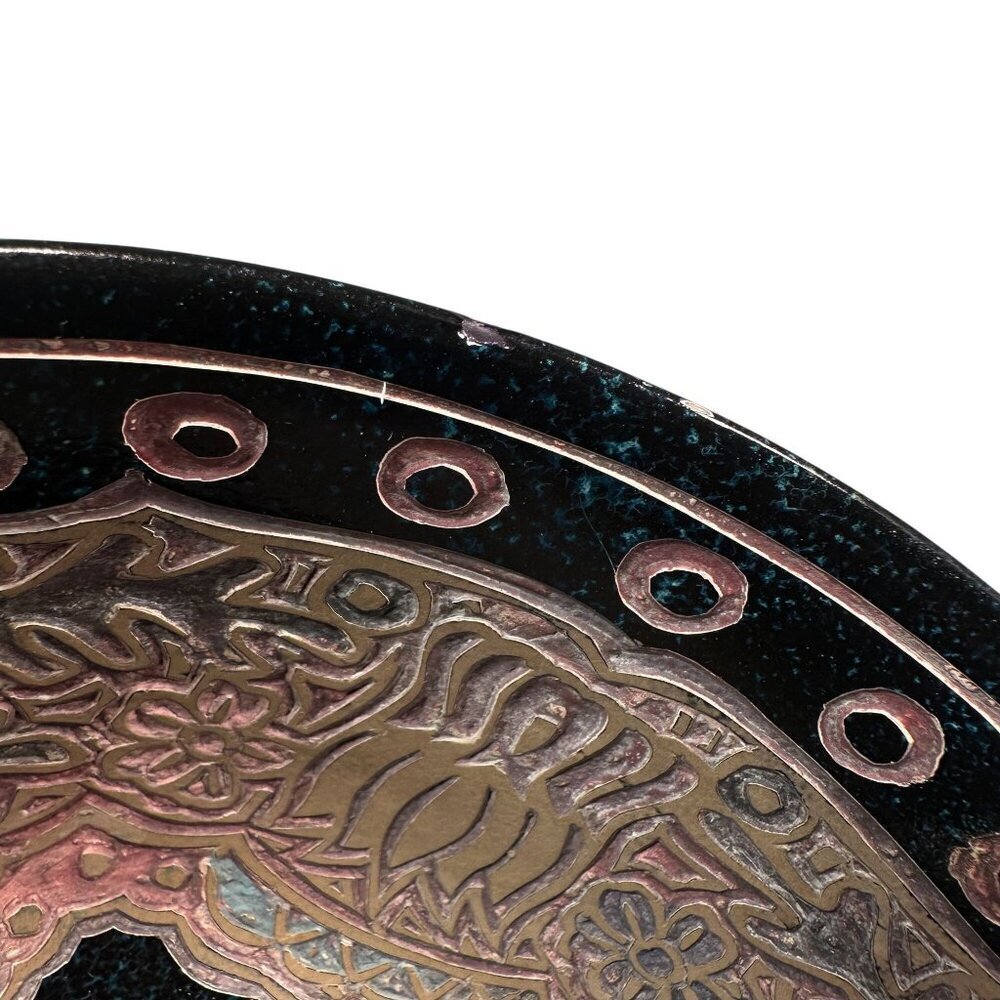 Middle Eastern Tibetan Bowl Hand Etched Meditation Vintage Bowl READ - Picture 7 of 16